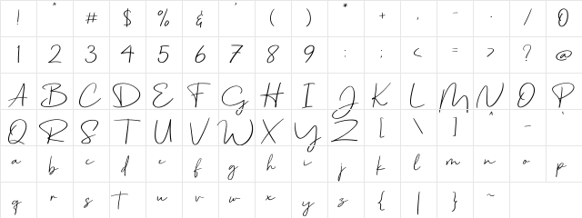 Port Harcourt Regular  glyph index
