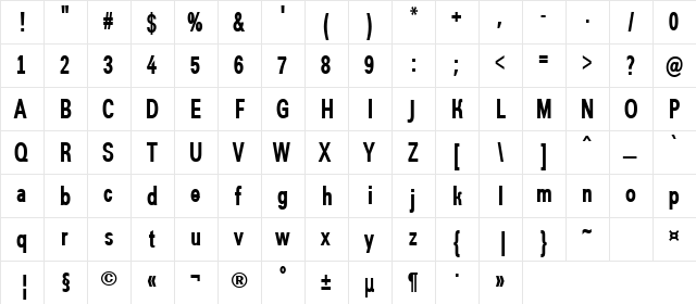 a_GroticCn Bold  glyph index