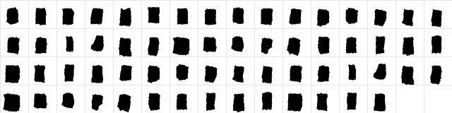 ALL AGES Bold  glyph index