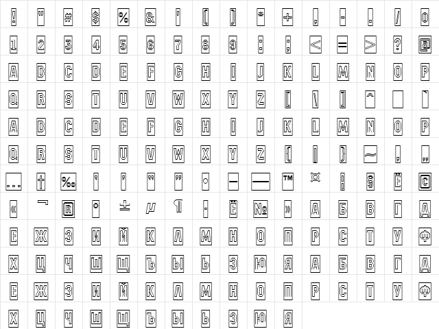 a_MachinaNovaCmOtl Medium  glyph index