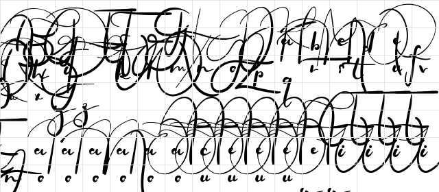 Firlands House Demo Regular  glyph index