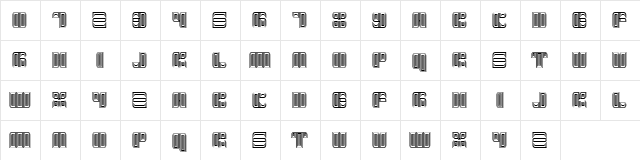 Havana Regular  glyph index
