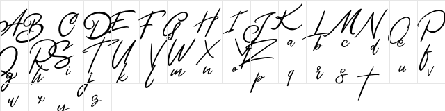 Bentley FREE Regular  glyph index