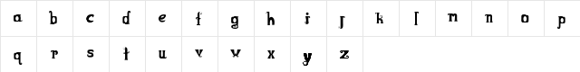 Boots&Barkley Regular  glyph index