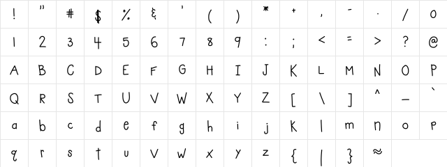 HomegirlGetOnMyLevel Medium  glyph index