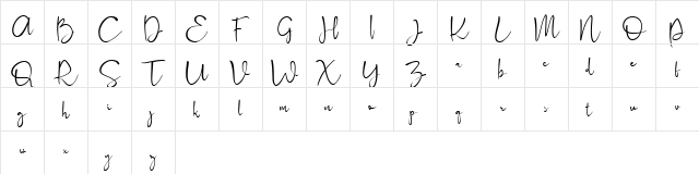 Cattus Free Regular  glyph index
