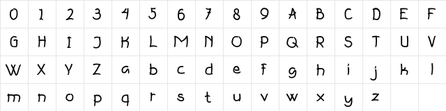 Base Camp Regular  glyph index