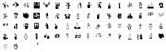 OnStage Regular  glyph index