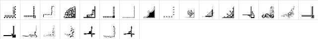 Border Corners 2 Regular  glyph index