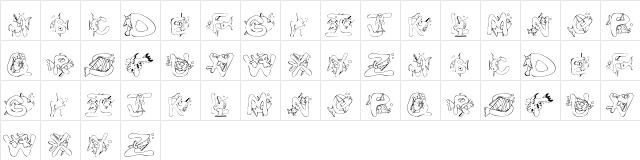 KR Seems Fishy To Me Regular  glyph index