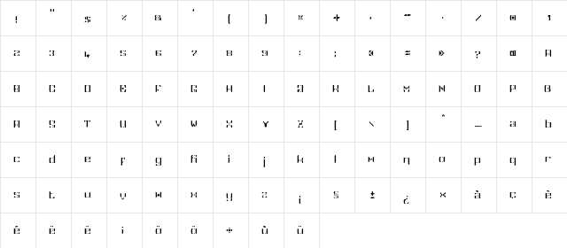 Namaskar Regular  glyph index