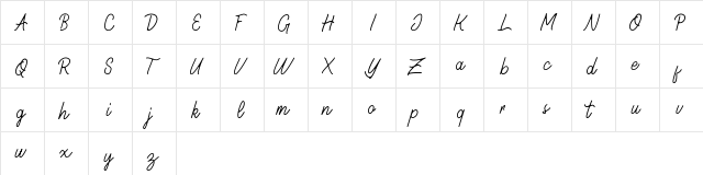 Geralia  DEMO Regular  glyph index