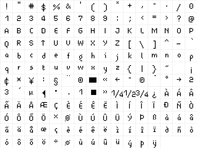 LomoCopy LT Std Lite Regular  glyph index