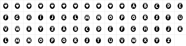 RY-THA Regular  glyph index