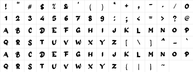 a Ape Mount Regular  glyph index