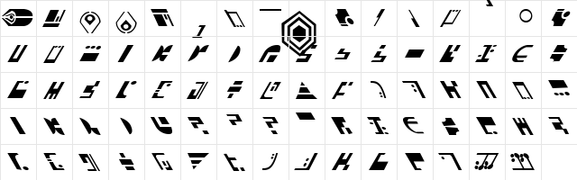 StarTrek ferengi R engi 1R  glyph index