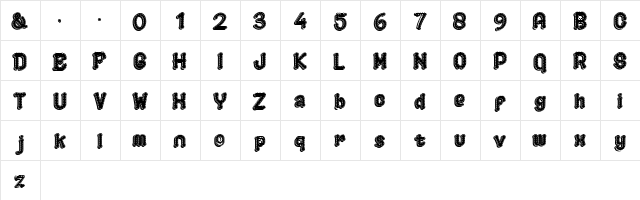 PLAYGROUND 3D Regular  glyph index