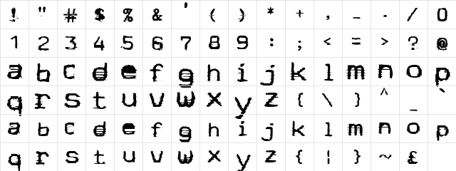 Stock Quote Normal  glyph index