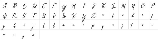 Qinyana Signature Qinyana Signature  glyph index
