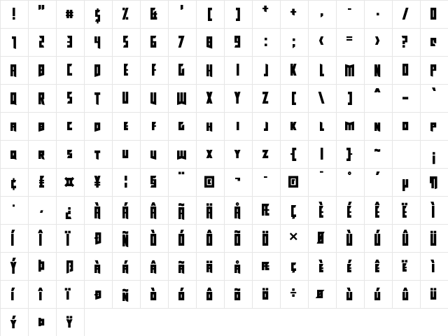 Lovesauce Regular  glyph index