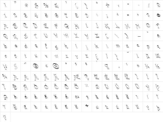 FZ UNIQUE 38 HOLLOW LEFTY Normal  glyph index