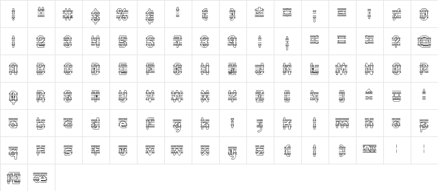 Entangled BRK Normal  glyph index