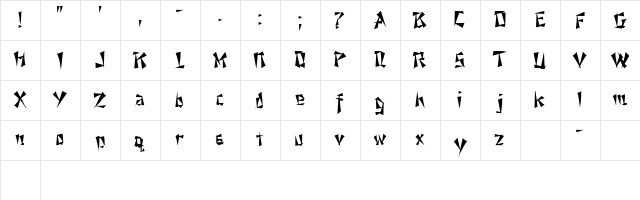 NEWTON Regular  glyph index