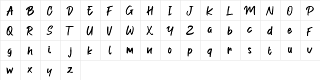 Indonesia Merdeka Regular  glyph index