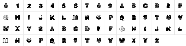 Night Vigil Regular  glyph index