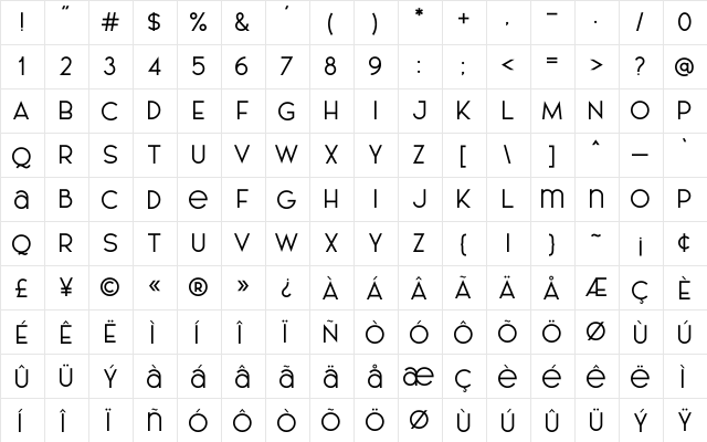 AL_LePORSCHE_PersonalUseOnly Regular  glyph index