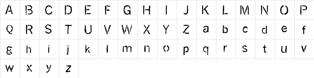 prayh Regular  glyph index