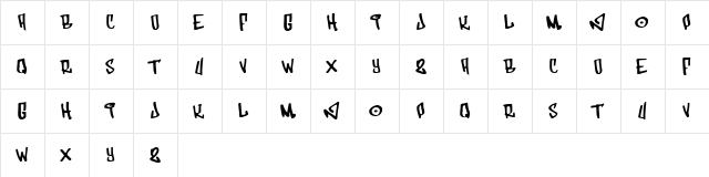 Funk Funk  glyph index