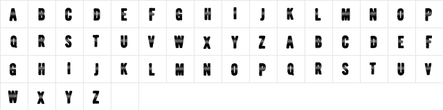 Verbal Diarrhea Regular  glyph index