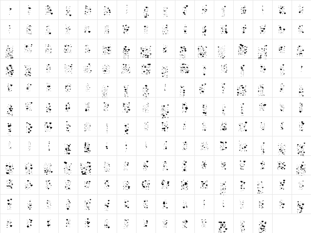 PinWheel 'HeartsOverlay' Regular  glyph index