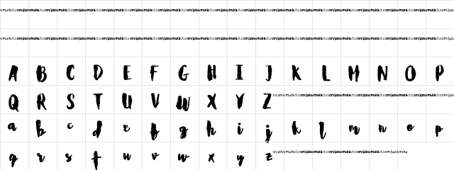 Carlitos Regular  glyph index