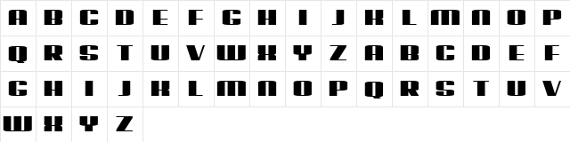 Possession Book Regular  glyph index