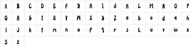 White Celso Sans Regular  glyph index