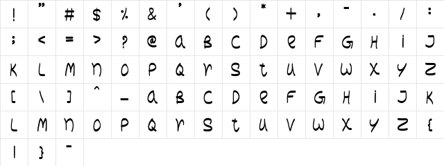 Formiane Regular  glyph index