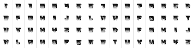 Energy Negative Regular  glyph index