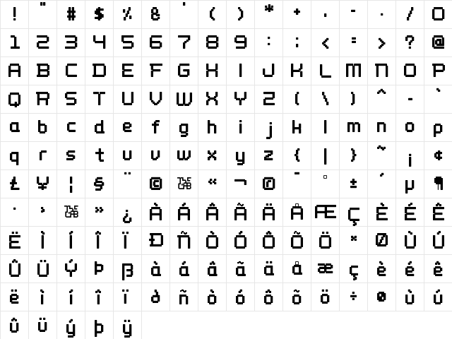 Wellbutrin Regular  glyph index