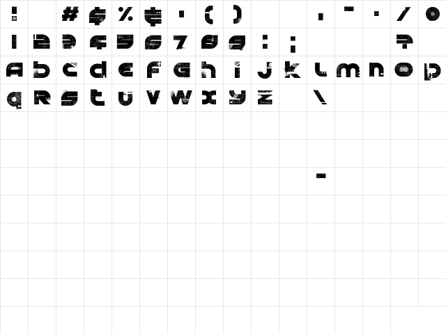 Graphik Arts Regular  glyph index