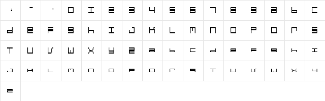 hardware requiem condensed Regula  glyph index