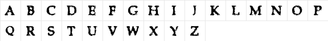 Kilaver Regular  glyph index