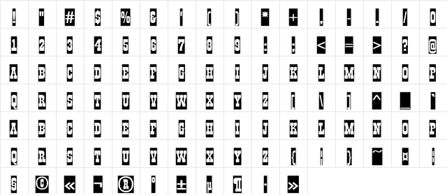 a_GildiaTitulCm Bold  glyph index