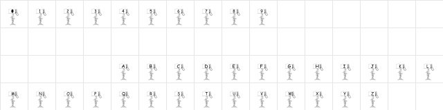 pf_mailbox Regular  glyph index