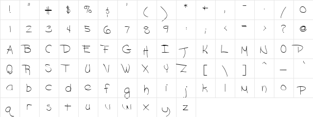 Ashwin Regular  glyph index