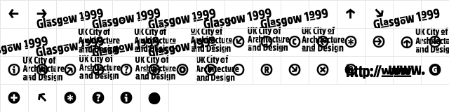 Glasgow1999 Logo  glyph index