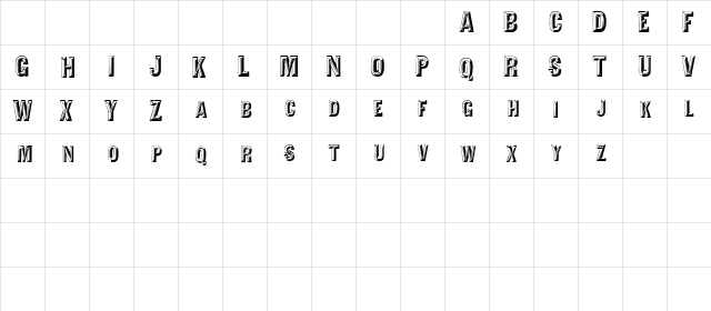 MoolahSCapsSSK Regular  glyph index