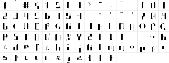 Usonia Usonia  glyph index
