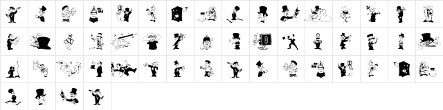 MagicMoments Regular  glyph index